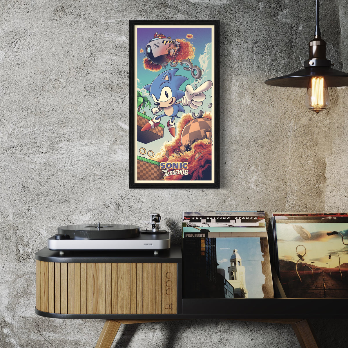 Sonic the Hedgehog' by Mark Bell - Limited Edition Fine Art Print