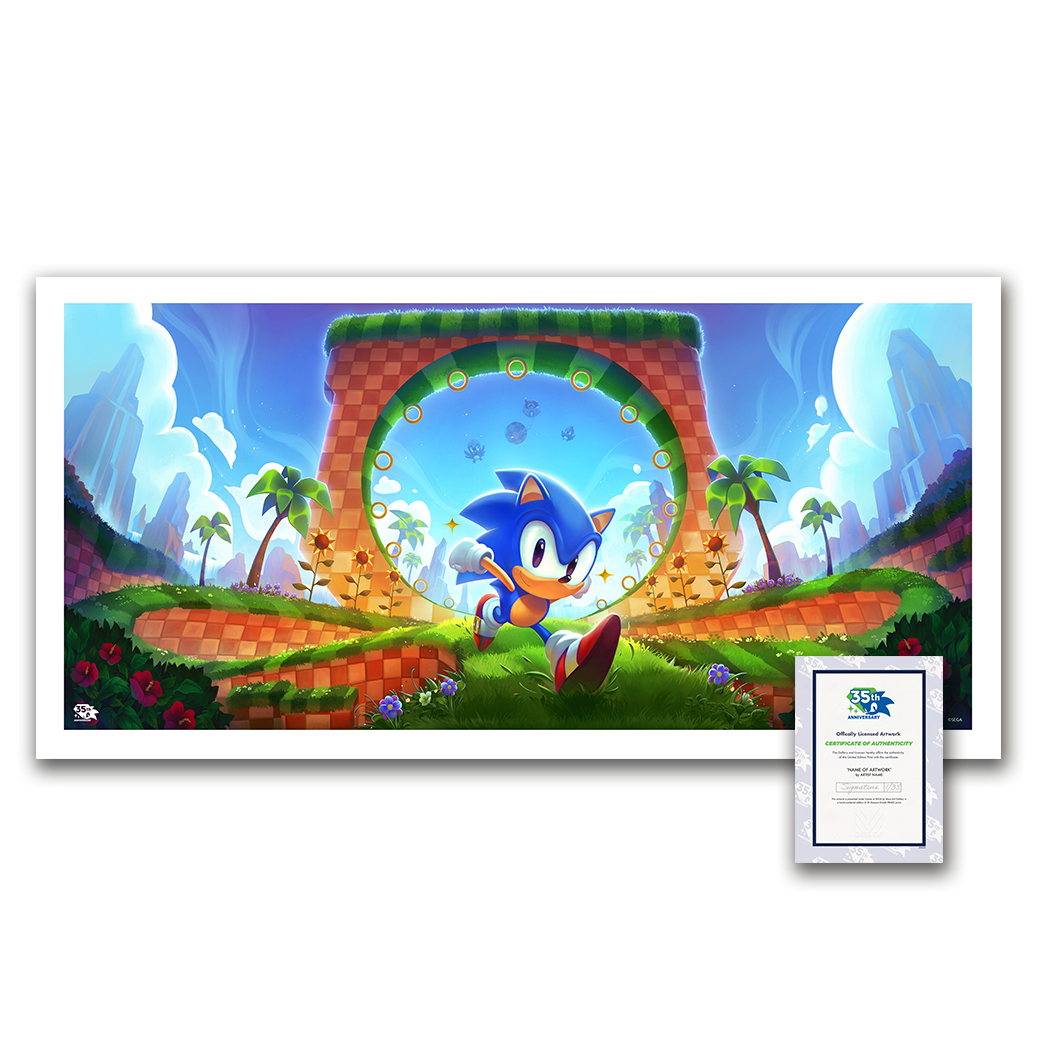 Sonic the Hedgehog: First Loop-de-Loop' by Alex Forrest - Ltd