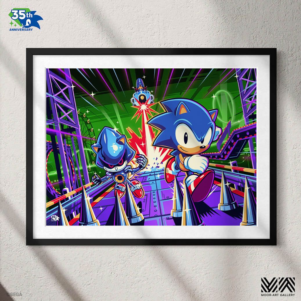 Sonic the Hedgehog: Racing Metal Sonic' by Julien Rico Jr - Ltd