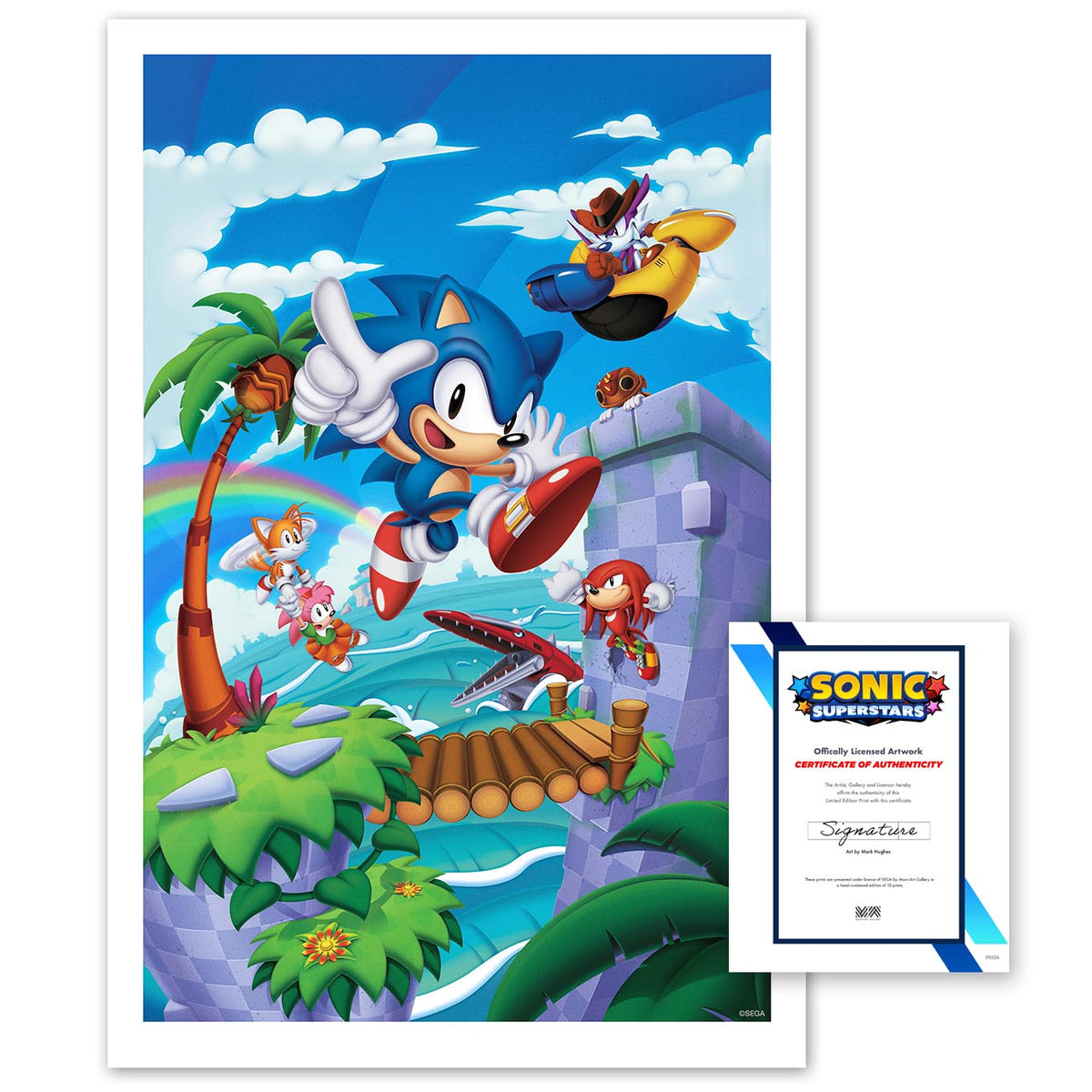 Sonic the Hedgehog on X: Check out the full artwork for the Sonic  Superstars reversible cover by @thesketchsector!  /  X