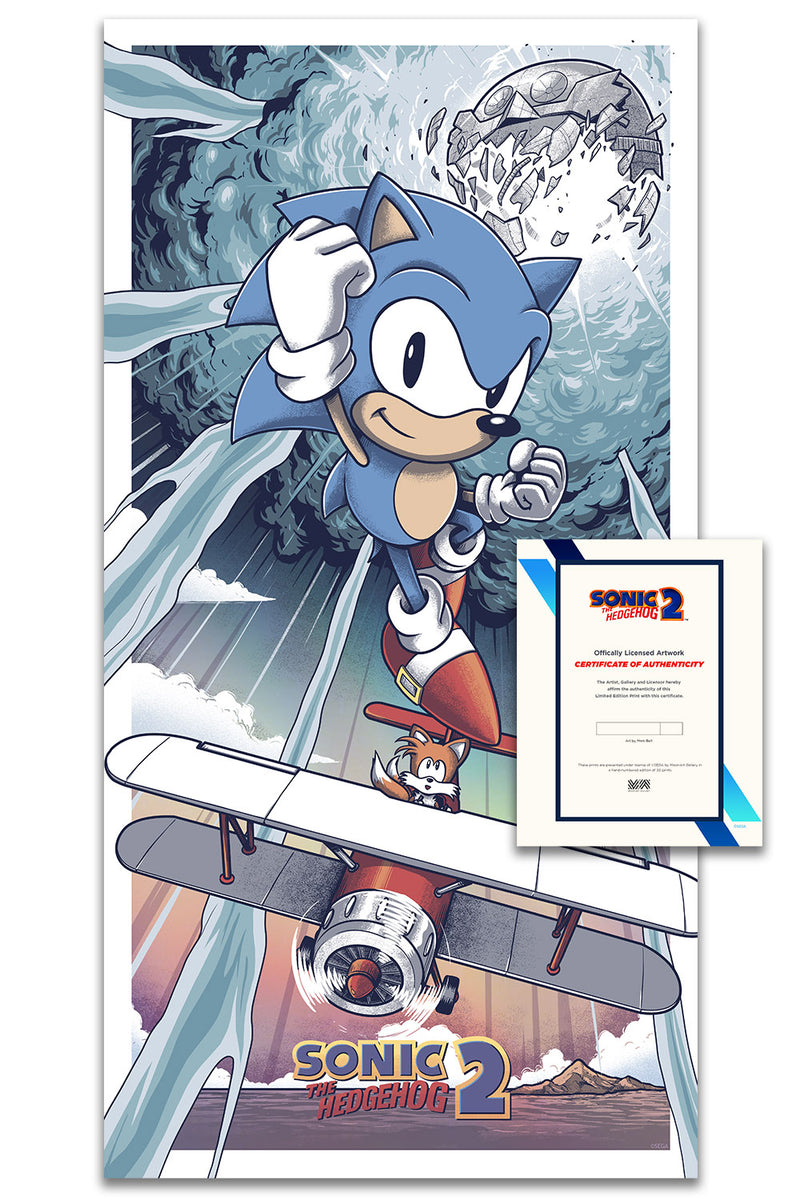 Sonic the Hedgehog 2 - Official Art Poster - High Quality Prints 11x17 