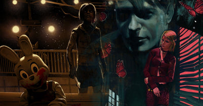 'Silent Hill 2 OG & Remake' Prints by Liza Shumska and 'Silent Hill 3' Posters by Chris Koehler
