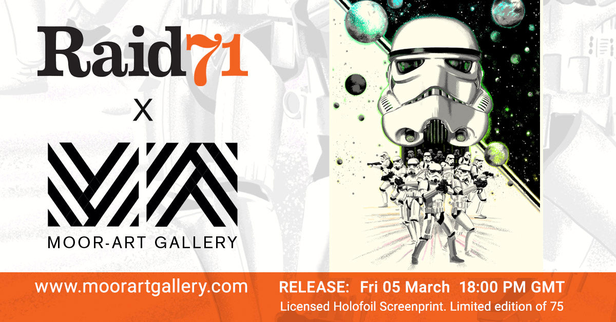 NEW RELEASES: Raid71 Ltd Edition holofoil screenprint, 'Copy of a'. Pl ...