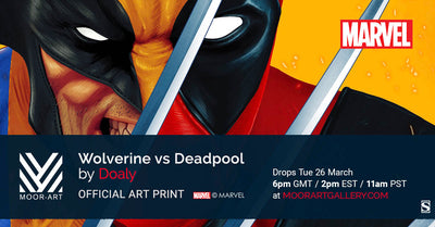 'WOLVERINE VS DEADPOOL' by Doaly. Details of our first official print release with Marvel!