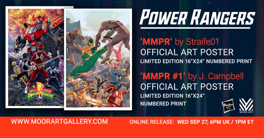 Power Ranger Scroll Artist Power Rangers 30th Anniversary Art Posters by Straife01 and Jamal Camp ...