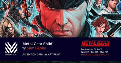 'Metal Gear Solid' Official Limited Edition Art Print by Sam Gilbey