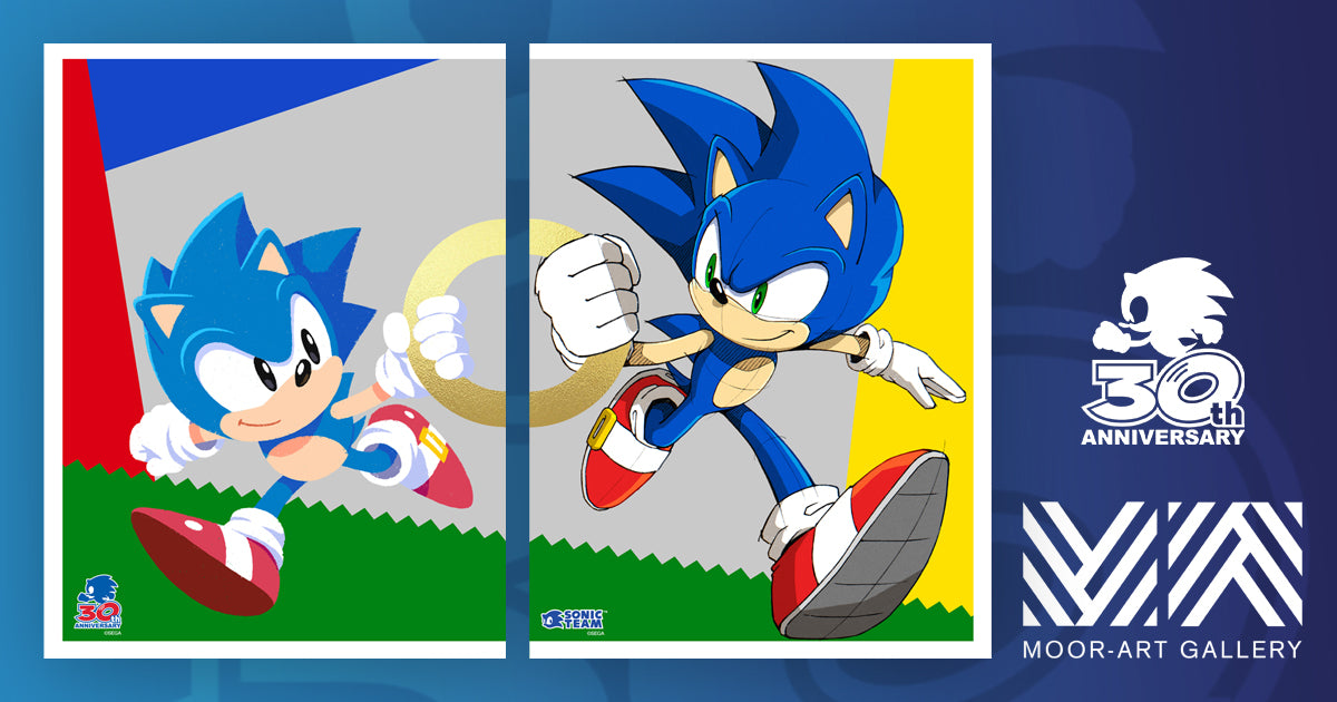 Classic Style Sonic - Sonic Team - Posters and Art Prints