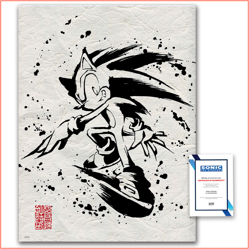 Sumi-E 'Sonic' by Yui Karasuno- 'PRIMO' Museum-Grade Print -18