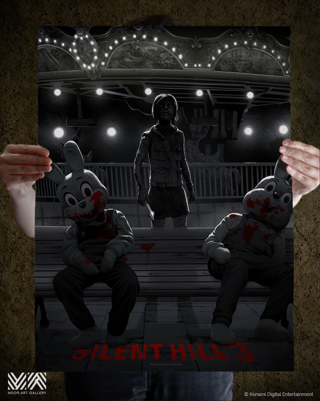 Silent Hill 3' by Chris Koehler - Limited Edition Art Poster (Mono