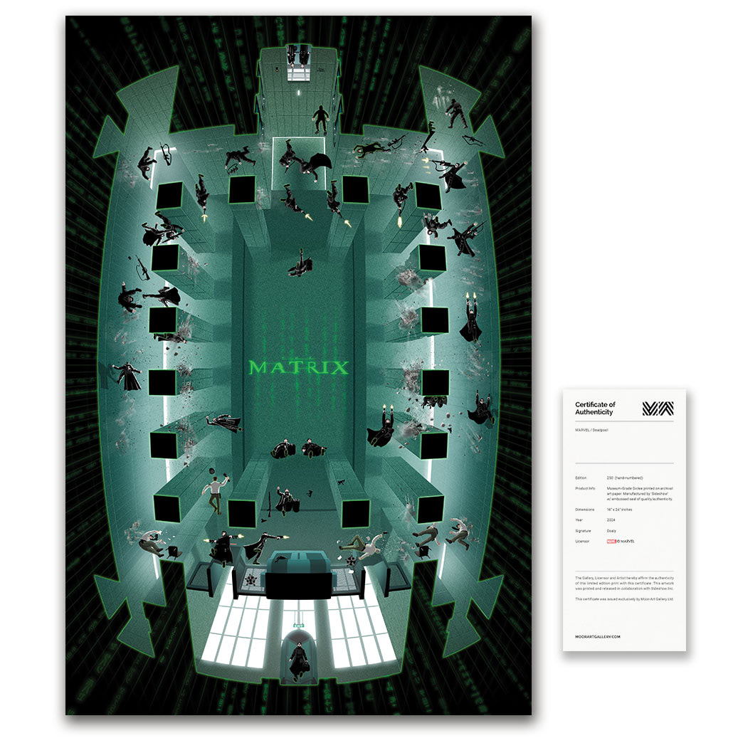 'The Matrix' - by Dave Kennedy - Limited Edition Anniversary Art Print ...