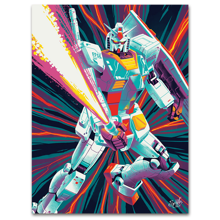 GUNDAM: RX-78-2 by Danny Schlitz - Limited Edition Art Poster - 18