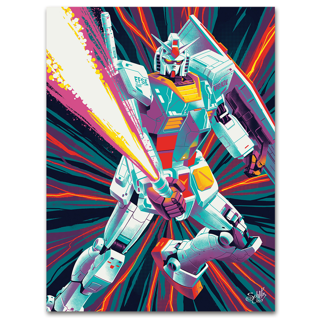 GUNDAM: RX-78-2 by Danny Schlitz - Limited Edition Art Poster - 18