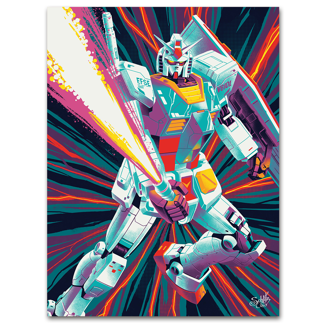 GUNDAM: RX-78-2 by Danny Schlitz - Limited Edition Art Poster - 18