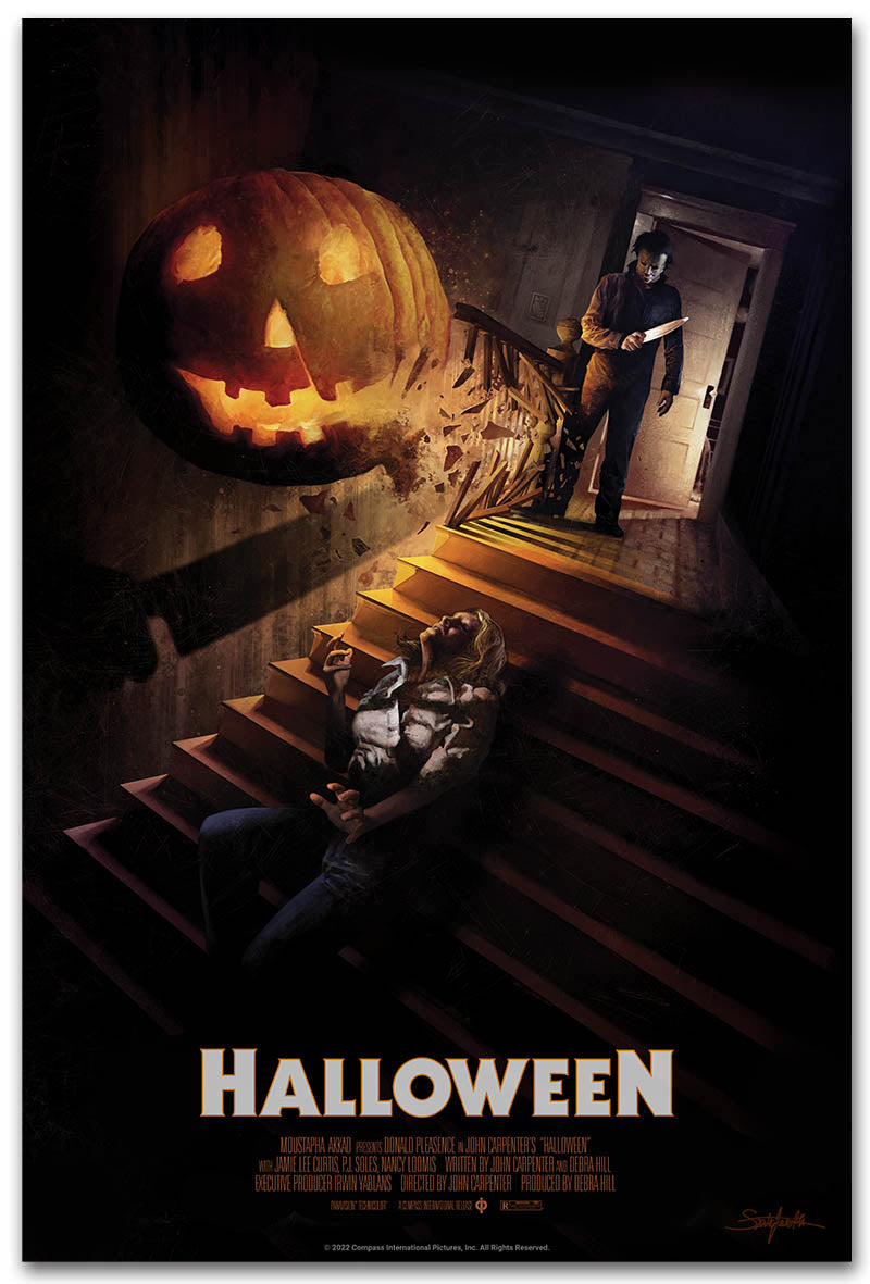 Halloween - by Attila Szarka - Limited Edition Movie Poster - 24