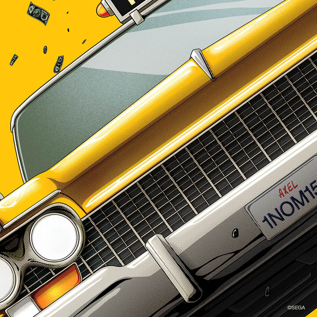 Crazy Taxi' by Housebear - Limited Edition Art Poster - 18
