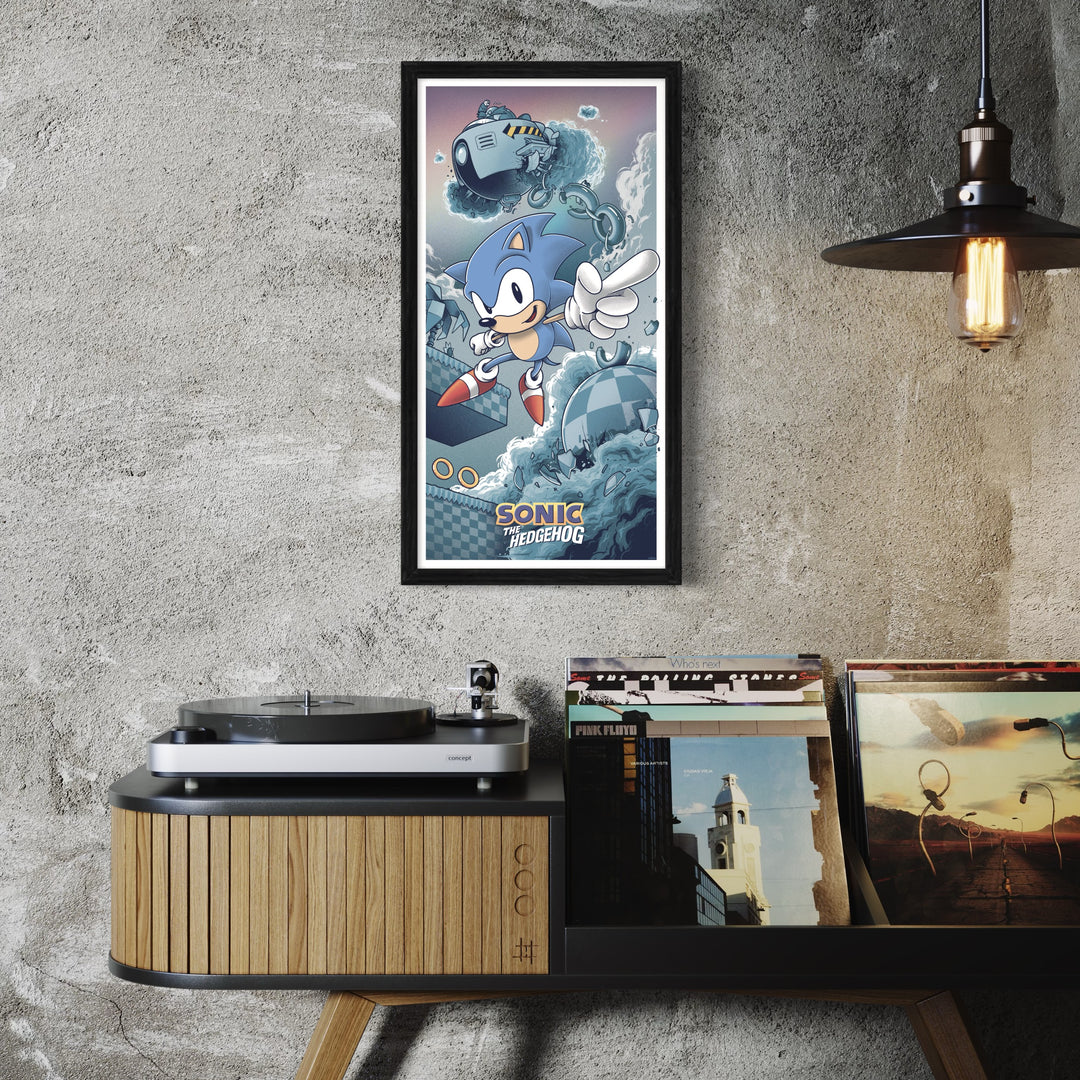 Sonic the Hedgehog' by Mark Bell - Limited Edition Fine Art Print