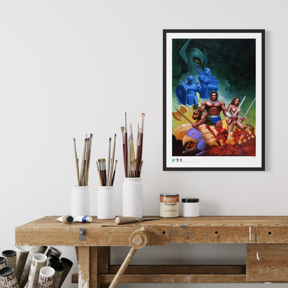 Golden Axe' - Arcade Painting - Official Limited Edition PRIMO