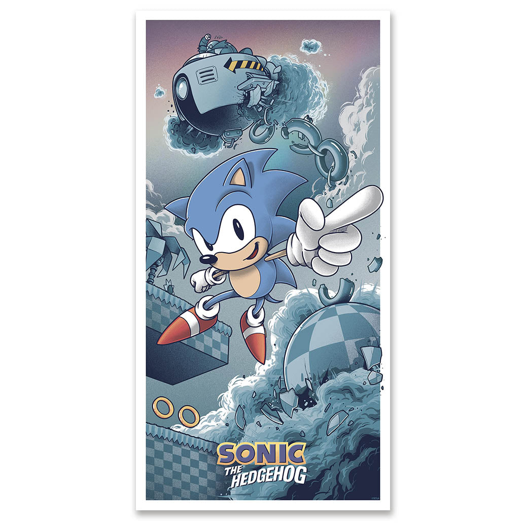 Sonic the Hedgehog' by Mark Bell - Limited Edition Fine Art Print