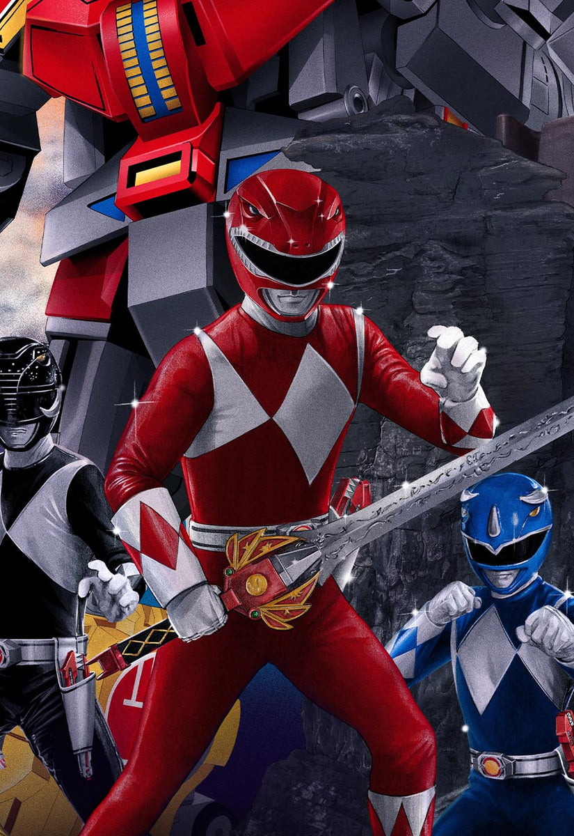 'Mighty Morphin Power Rangers' by Starif01- Ltd Edition Art Poster ...