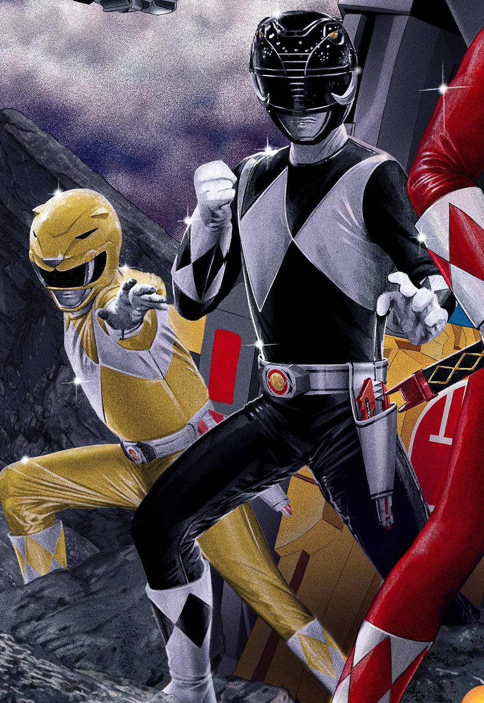 Power Rangers Horizontal Poster 'Mighty Morphin Power Rangers' by Starif01- Ltd Edition Art Poster ...