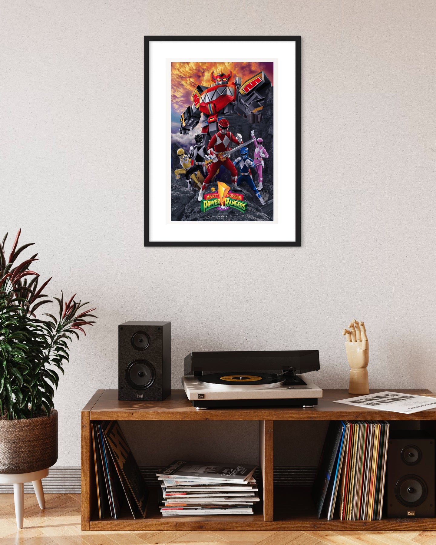 Power Rangers Horizontal Poster 'Mighty Morphin Power Rangers' by Starif01- Ltd Edition Art Poster ...