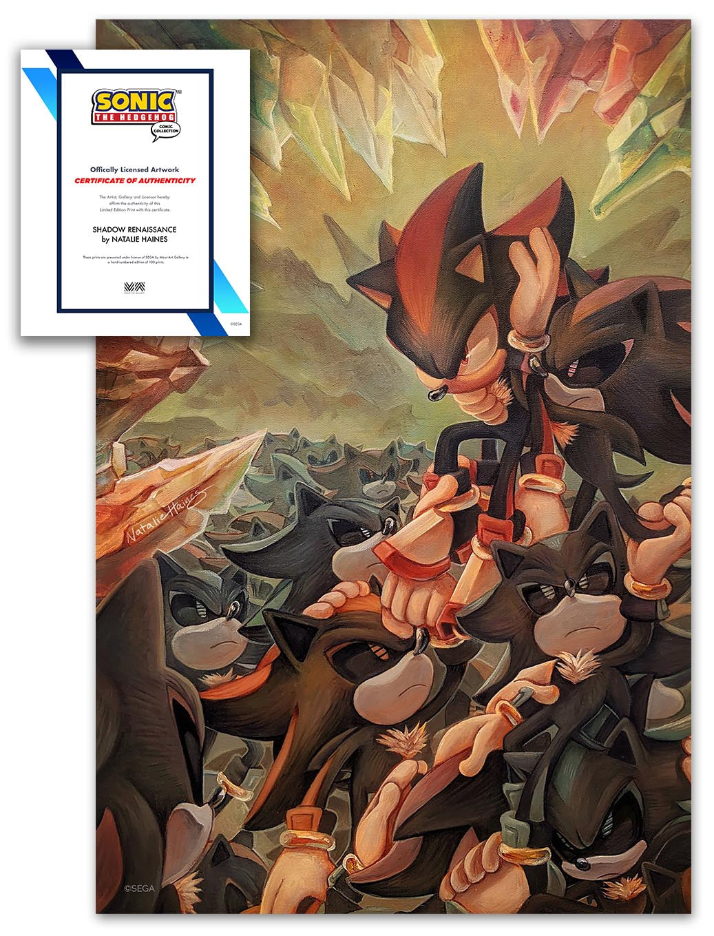 Shadow Renaissance - by Natalie Haines - Limited Sonic Art Print +