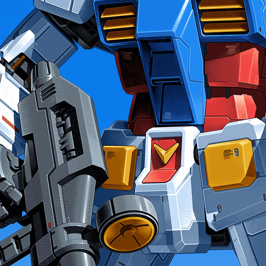 GUNDAM: RX-78-2 by Ian Pesty - Limited Edition Art Poster - 18