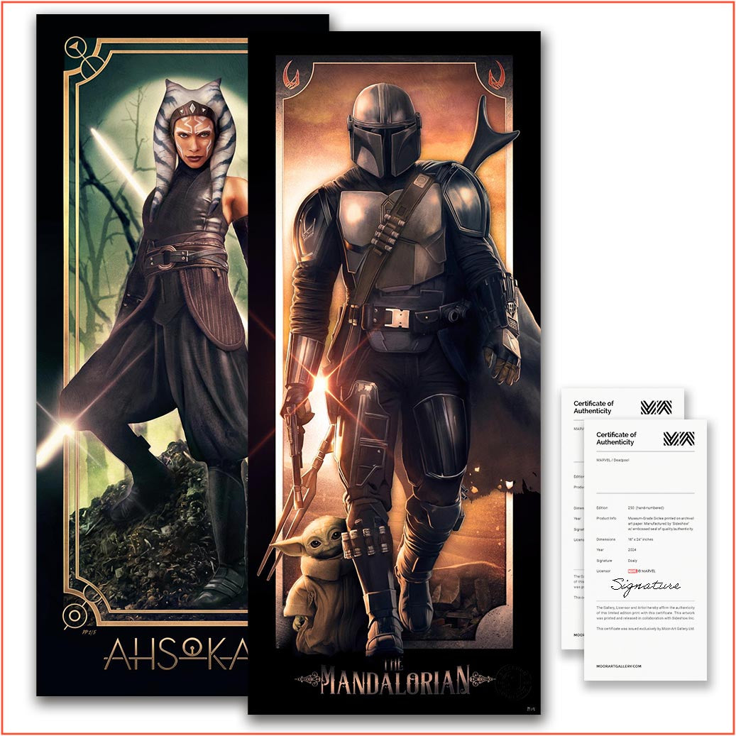 SET OF TWO: 'Star Wars™: Ahsoka™' & 'The Mandalorian™' - by Rich