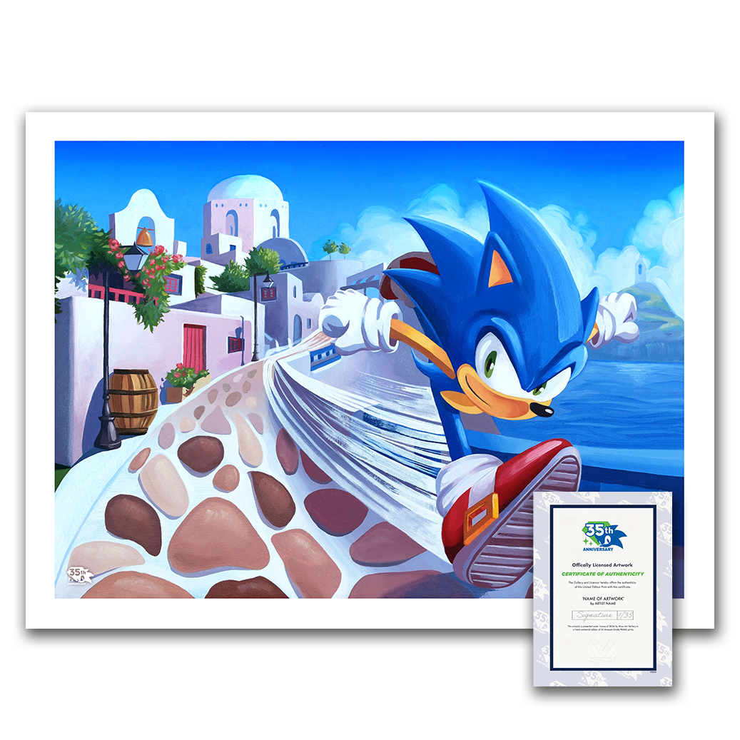 Sonic the Hedgehog: Apotos' by Hannah Gillingham - Ltd Edition
