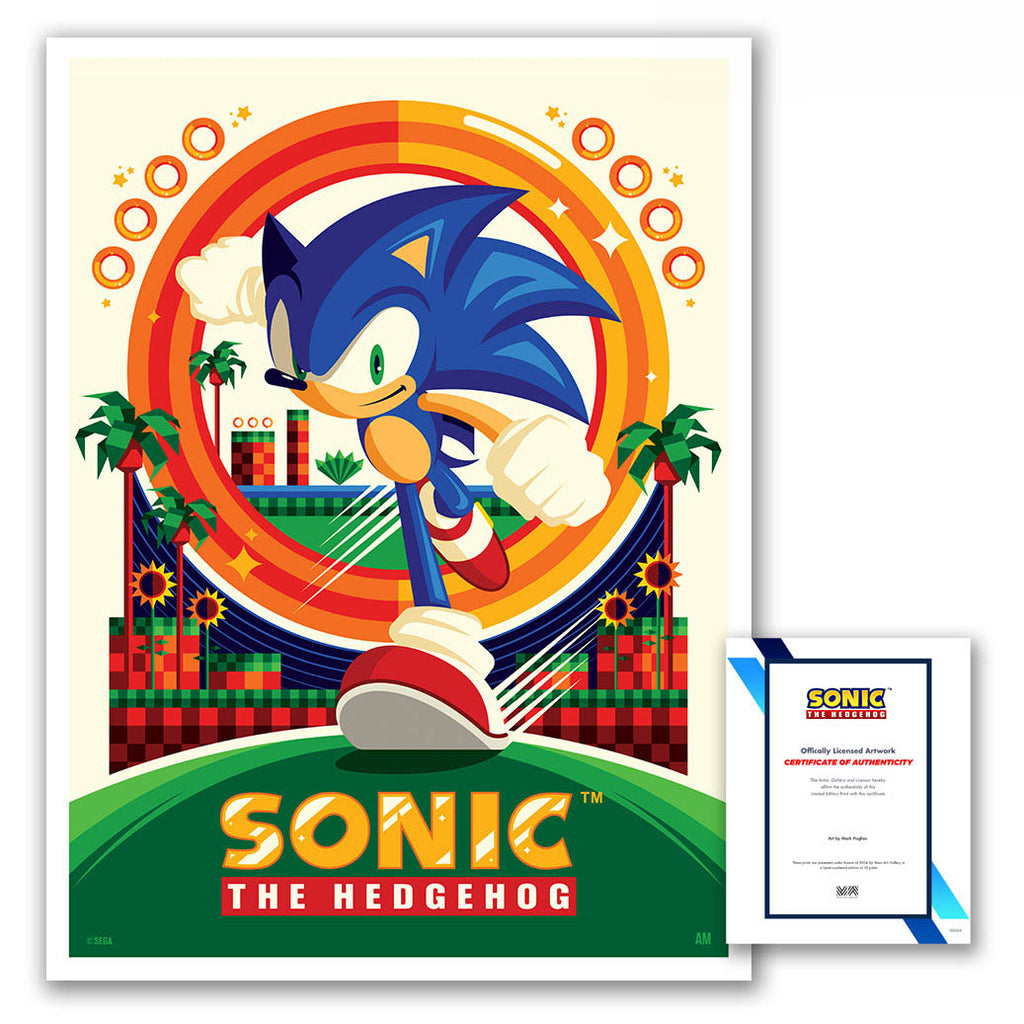 Sonic - by Aracely Muñoz - Limited Edition Art Print & CoA – Moor