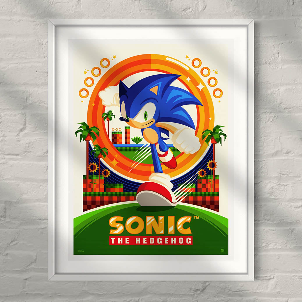 Sonic - by Aracely Muñoz - Limited Edition Art Print & CoA – Moor