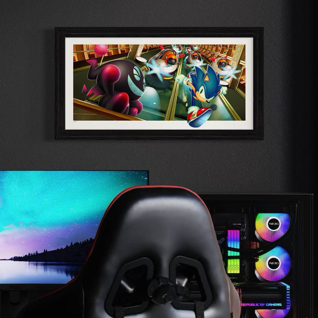 Speed Highway Chao Rescue' Sonic Artwork by Tyler J McGrath