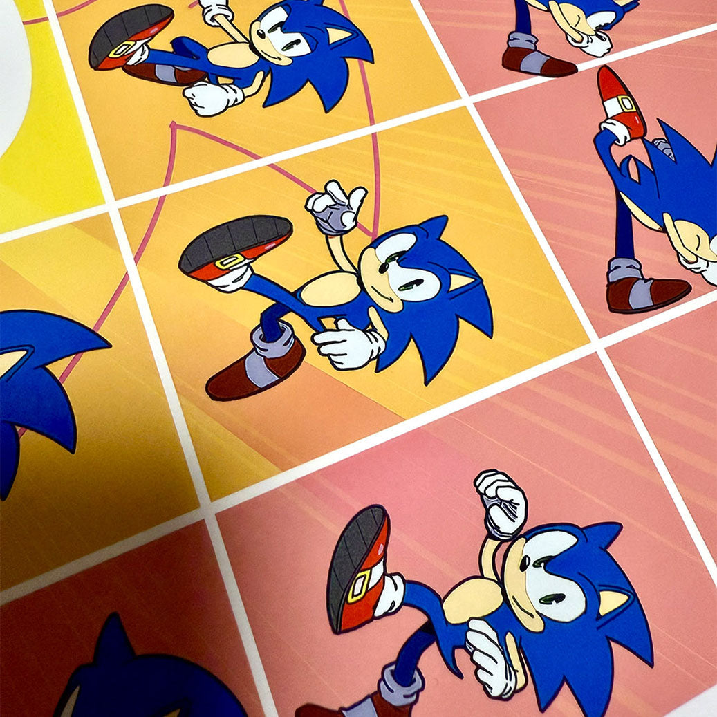 Sonic the Hedgehog IDW #50 RI-B' by Tyson Hesse - Limited Edition