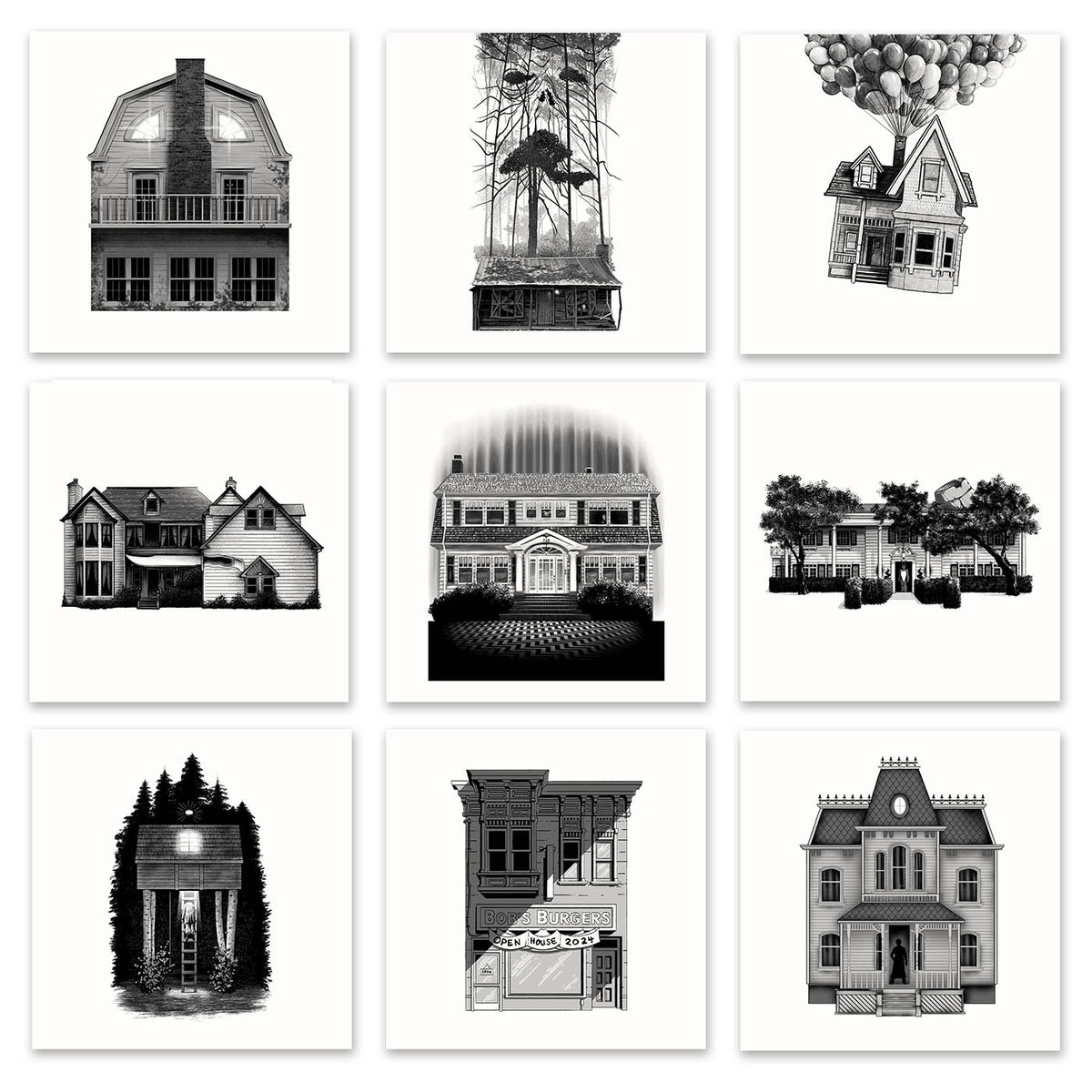 'Open Houses' Miniprints - Individual 6
