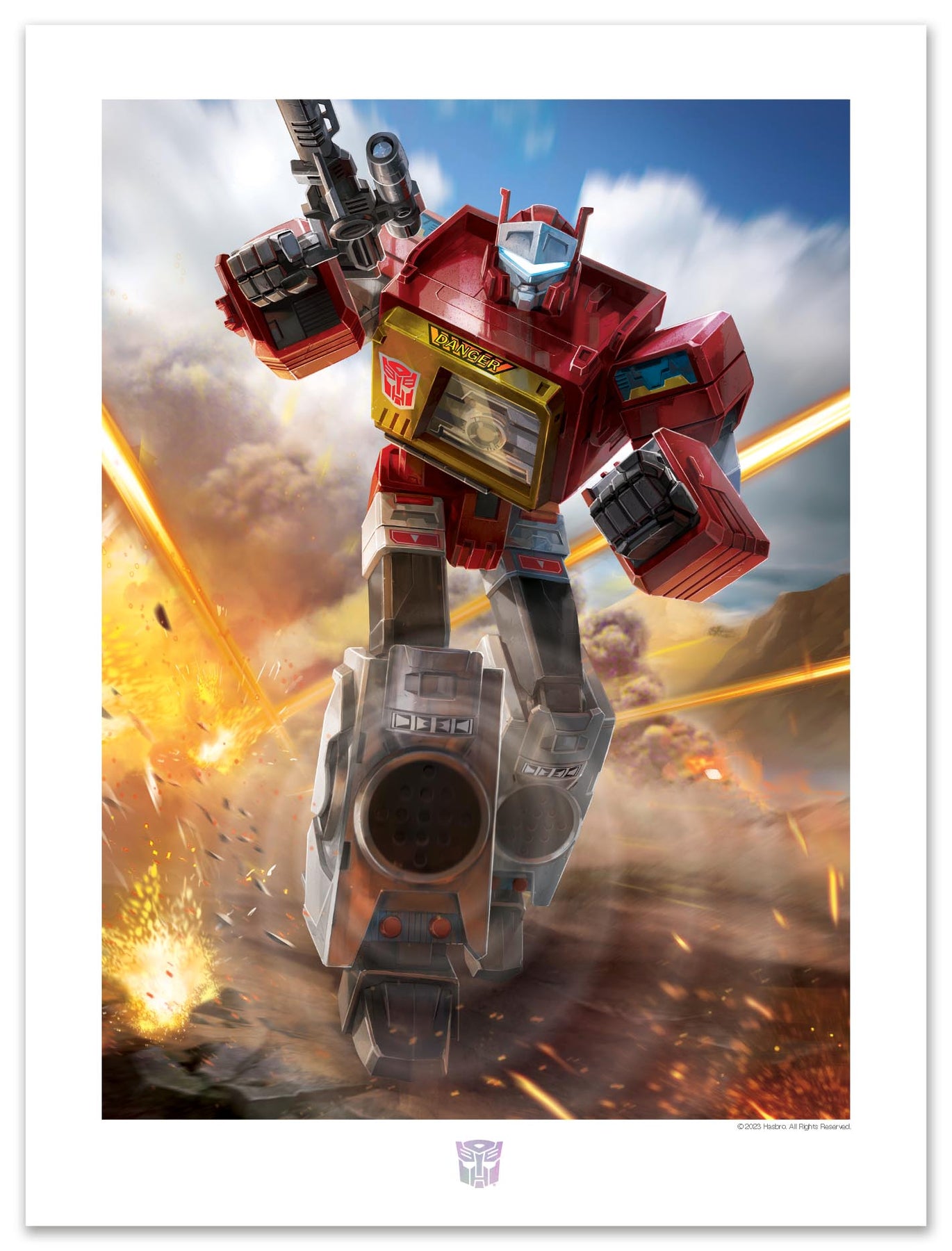 Blaster and Perceptor - Ltd Edition Transformers Art Poster – Moor