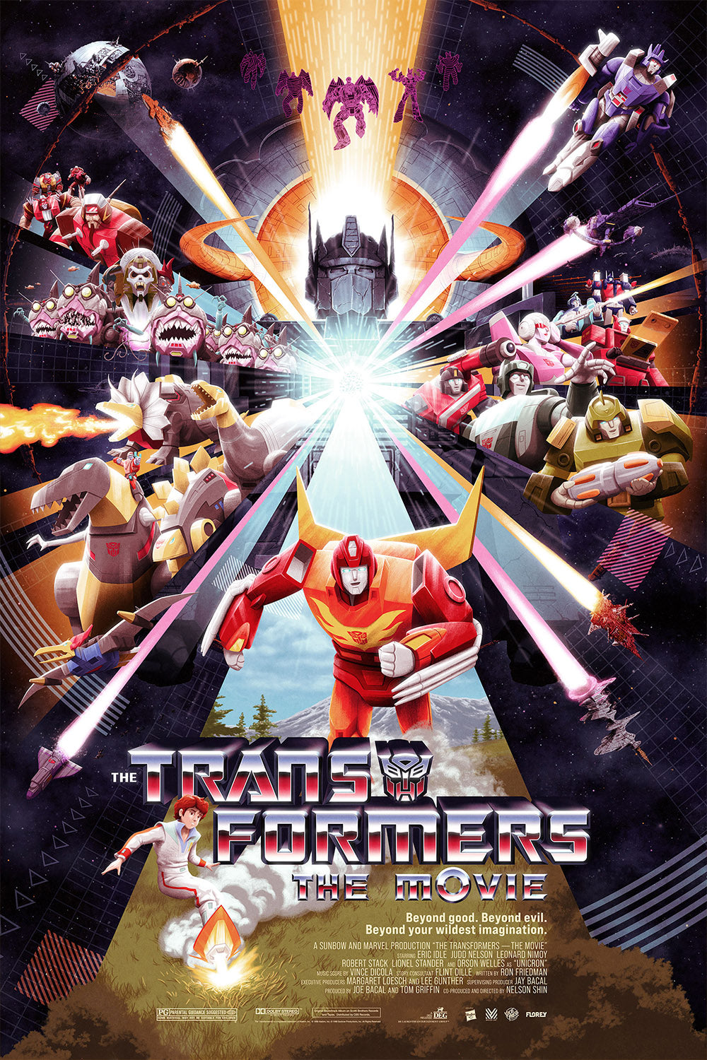 Transforms Posters Florey - Ltd Edition 'The Transformers: The Movie' Poster - 24