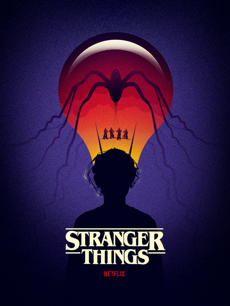 Moor-Art Gallery  Dark Inker - Stranger Things print