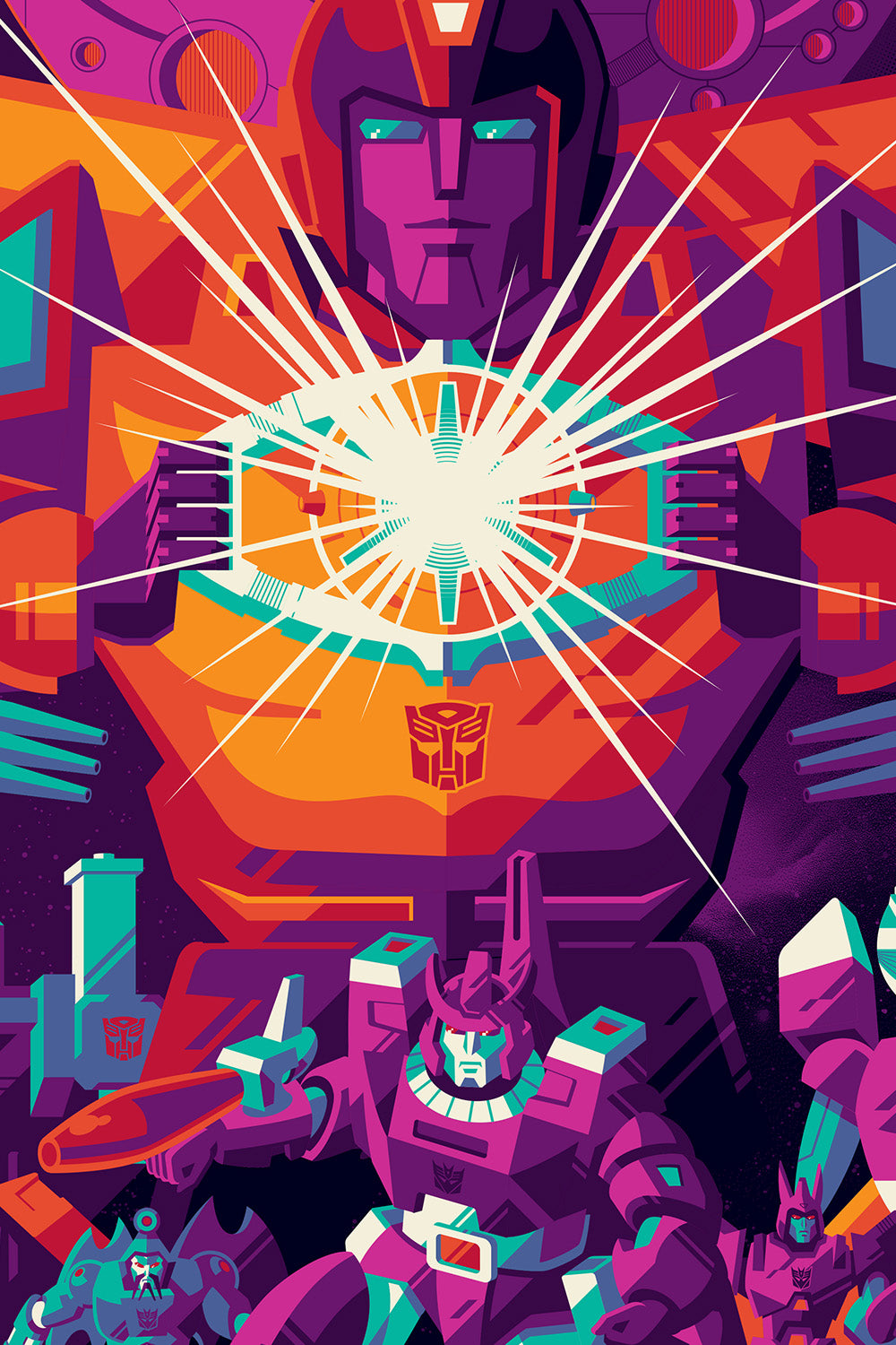 TRANSFORMERS: THE MOVIE Poster Art from Tom Whalen — GeekTyrant